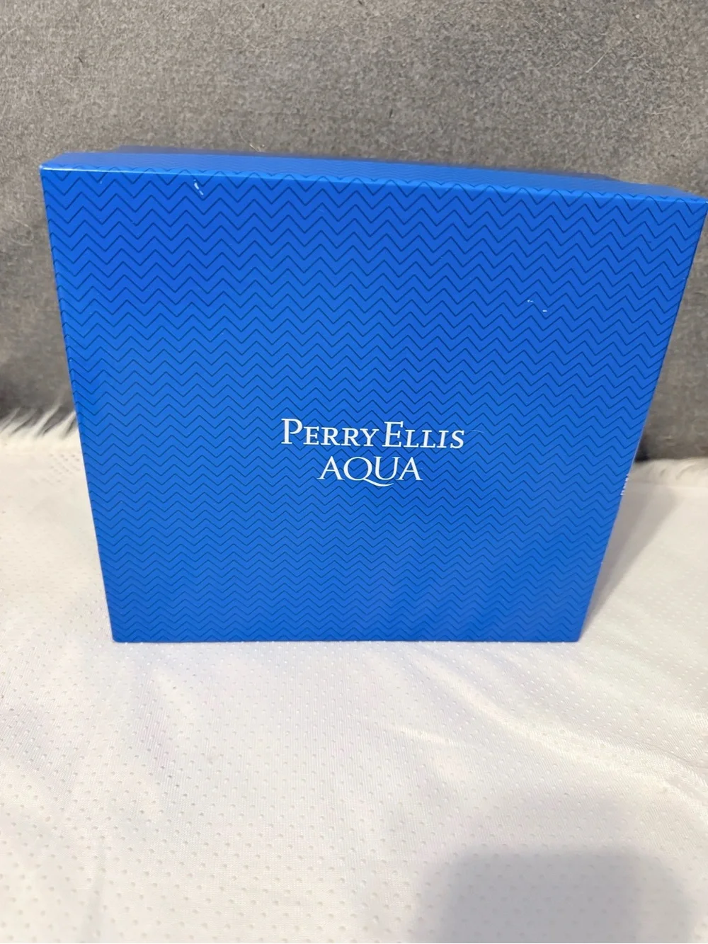 Perry Ellis Aqua Three-Piece Grooming Set - Blue